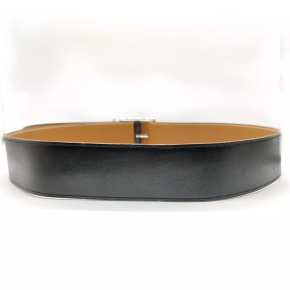 HERMES BELT BLACK LEATHER  430763 - Picture 3 of 10